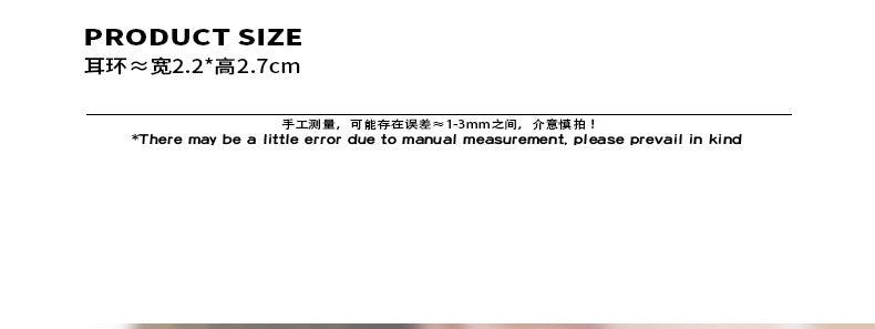 B廠-新款C型鋯石鈦鋼氣質耳環波西米亞復古耳飾個性女生耳釘設計感女「F962」23.08-3 - 安蘋飾品批發