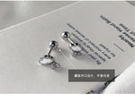 C廠-ins純銀925耳釘女小眾設計感高級螺絲擰扣雲朵耳骨釘夏季新款「EH-2142」23.04-4 - 安蘋飾品批發