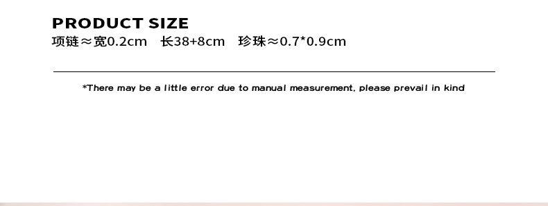 B廠-日韓珠寶首飾甜美氣質鎖骨鏈鈦鋼不掉色18K金淡水珍珠項鍊飾品女「P1504」23.06-3 - 安蘋飾品批發