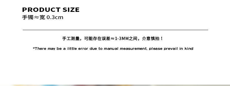 B廠-新中式多彩切面水晶開口手鐲鈦鋼18k金小眾設計不掉色甜妹鐲子女「Z312」23.10-3 - 安蘋飾品批發