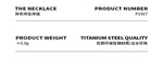 B廠-異形吊墜項鍊鈦鋼18k金百搭西太后氣質鎖骨鏈個性復古法式飾品女「P1567」23.08-3 - 安蘋飾品批發