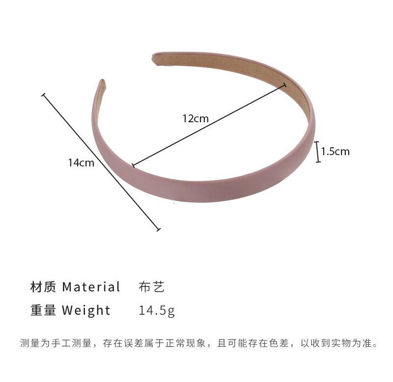 E廠-春季新款純色緞面窄髮箍高顱頂壓髮頭箍簡約氣質髮捆防滑髮卡頭飾「24922」24.03-2 - 安蘋飾品批發