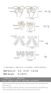 E廠-公主蝴蝶結珍珠鞋扣百搭鞋子裝飾鞋花蕾絲蝴蝶結鞋帶扣鞋飾配飾女「26022」24.09-3