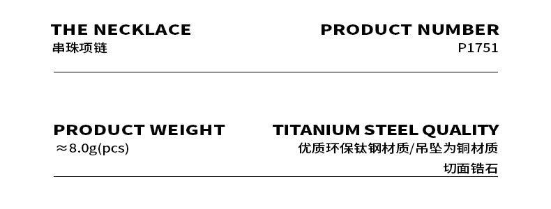 B廠-法式巴洛克切面鋯石串珠手工項鍊銅材質浮雕玫瑰花橢圓牌鎖骨鏈女「P1751」23.11-1 - 安蘋飾品批發