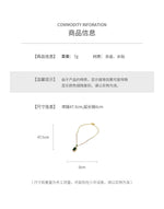 A廠-法式鑲鑽祖母綠方形項鍊復古輕奢鎖骨鍊氣質高級感耳飾「N1665」24.02-1 - 安蘋飾品批發