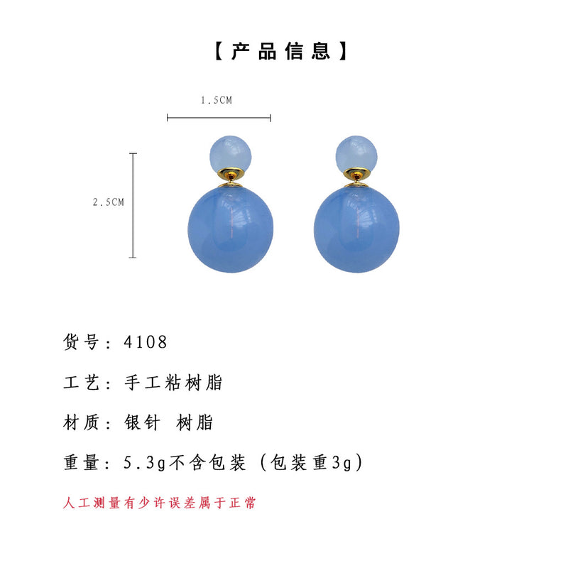 A廠-糖果色系列一款兩戴夏日款日常通勤清新甜美可愛耳環批發工廠耳環「4108-4111」24.05-3