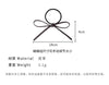 E廠-韓國博主同款美拉德pu皮質蝴蝶結髮繩女ins扎髮馬尾髮圈皮筋髮飾「24482」23.11-3 - 安蘋飾品批發