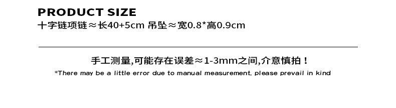 B廠-小鯨魚吊墜項鍊鈦鋼小仙女可愛氣質鎖骨鏈個性嘻哈飾品輕奢百搭女「P1599」23.09-1 - 安蘋飾品批發