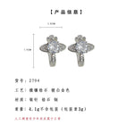 A廠-高級感微鑲鋯石925銀針星球耳釘個性ins新款耳環飾品「2794」23.08-3 - 安蘋飾品批發