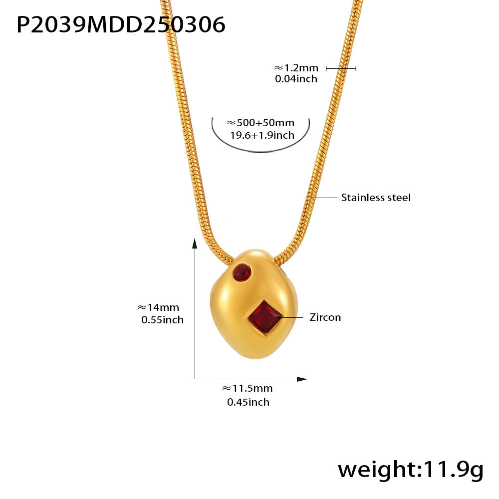 B廠-不規則異形鑲幾何鋯石鎖骨項鍊ins小眾指環輕奢首飾品「P2039-A069-A849」25.03-2