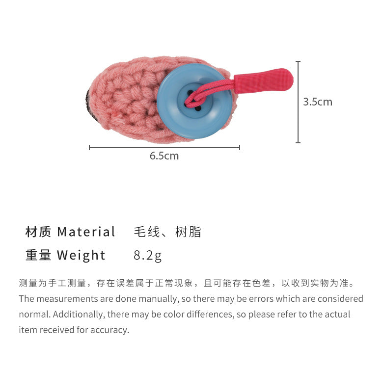 E廠-韓版少女毛線髮夾邊夾側邊夾氣質百搭碎髮瀏海夾秋冬網紅前額bb夾「25891」24.08-5