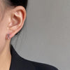 A廠-做舊感~925銀針芒星耳釘 迷你版小巧個性ins耳飾耳環飾品「B-986」23.03-3 - 安蘋飾品批發