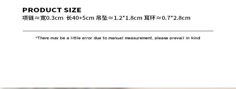 B廠-項鍊女高級感小眾設計2023年新款綠東陵吊墜項鍊氣質耳環首飾套裝「P1424-F742」23.03-5 - 安蘋飾品批發