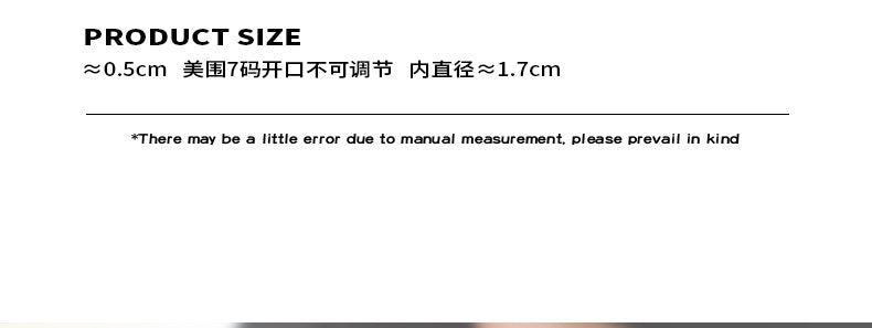 B廠-歐美小眾設計簡約冷淡風鏈條戒指女ins潮疊戴個性食指戒時尚網紅「A454」23.03-1 - 安蘋飾品批發