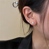 C廠-精緻小巧26字母耳釘女純銀小眾設計高級感新款簡約百搭耳飾「EH-2214」23.06-2 - 安蘋飾品批發