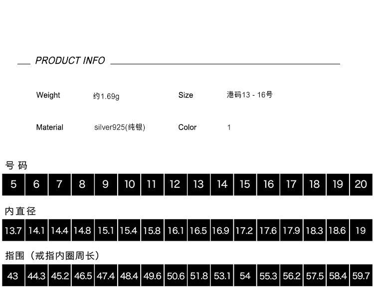 C廠-狗子戒指ins風潮小巧可愛手飾品女925純銀個性指環高級感時尚「JZ-0292A」23.03-2 - 安蘋飾品批發