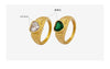B廠-美心形玻璃石水晶多碼可選戒指閨蜜指環個性潮流氣質高質感手飾「A433」23.01-1 - 安蘋飾品批發