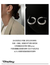 C廠-法式線條多層設計耳圈高級感耳釘簡約ins氣質女925銀針耳環「EH-1984」23.02-1 - 安蘋飾品批發