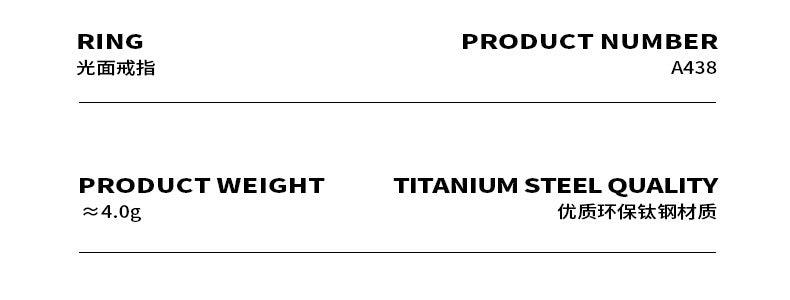 B廠-異形不規則別緻ins 歐美風格光面戒指女不鏽鋼鈦鋼鍍金不褪色指環「A438」23.02-1 - 安蘋飾品批發